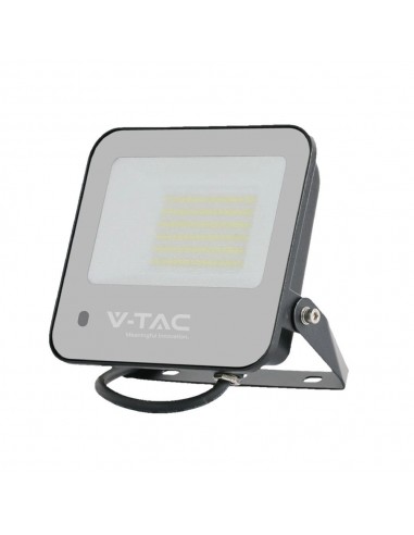 23463-Faro LED  con Telecomando e Driver IC Integrato Colore Nero e Grigio Satinato RGB -1