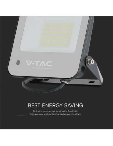 23463-Faro LED  con Telecomando e Driver IC Integrato Colore Nero e Grigio Satinato RGB -7