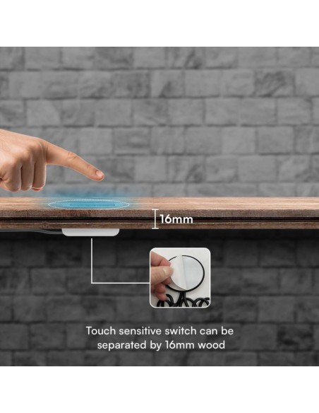 23465-Interruttore Touch Dimmer a Sfioramento per Strip LED Monocolore  Canale -V A Installazione Nascosta Colore Bianco-3