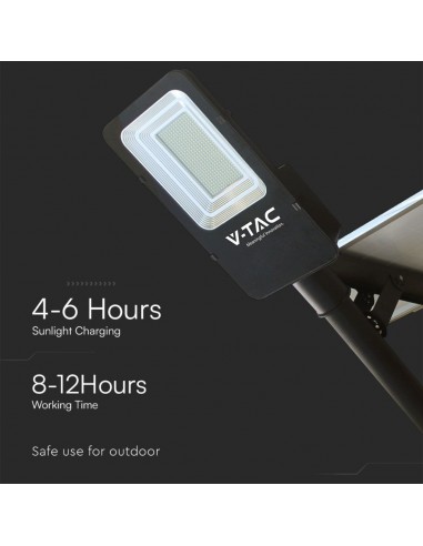 23578-Armatura Stradale con Pannello Solare  Hybrid-Series Colore Nero  -2