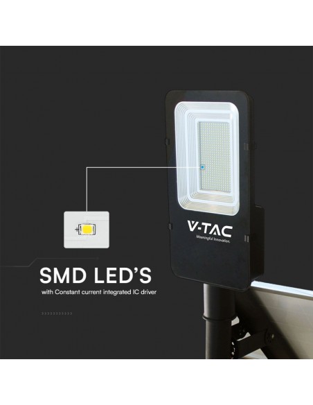 23578-Armatura Stradale con Pannello Solare  Hybrid-Series Colore Nero  -4