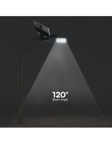 23578-Armatura Stradale con Pannello Solare  Hybrid-Series Colore Nero  -7