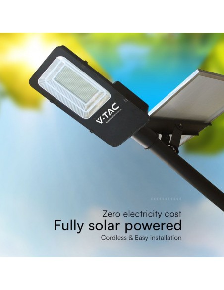 23579-Armatura Stradale con Pannello Solare  Hybrid-Series Colore Nero  -6