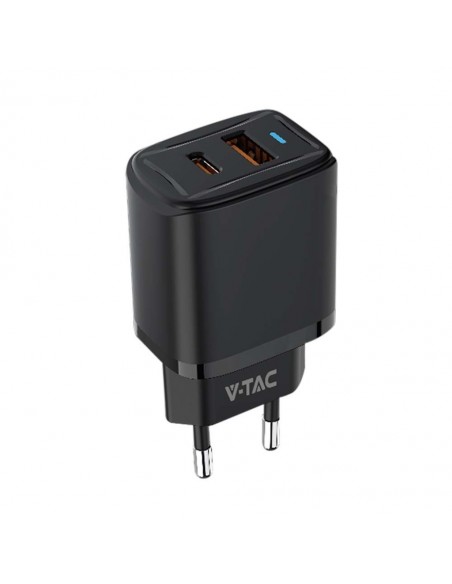 23581-Adattatore di Ricarica Rapida  USB-A USB-C Output V A-1