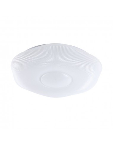 23587-Plafoniera LED  Ondulata con Telecomando CCT in Colore Bianco Dmm Dimmerabile - Cover Zigrinata-1