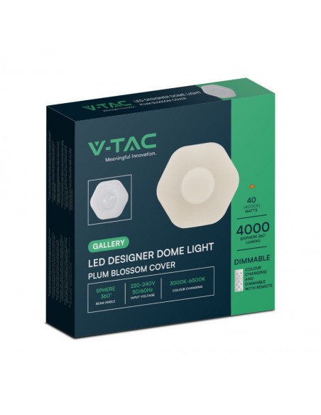 23587-Plafoniera LED  Ondulata con Telecomando CCT in Colore Bianco Dmm Dimmerabile - Cover Zigrinata-2