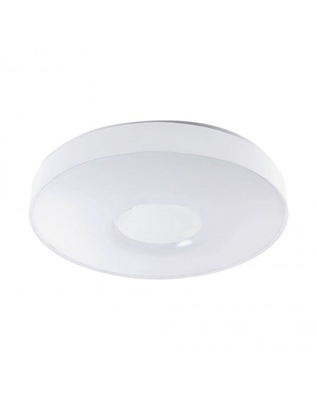 23592-Plafoniera LED  Rotonda con Telecomando controllo Remoto CCT in Colore Bianco Dmm Dimmerabile - Cover a Disco-1
