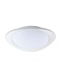 23593-Plafoniera LED  Rotonda con Telecomando controllo Remoto CCT in Colore Bianco Dmm Dimmerabile - Cover Ellittica-1