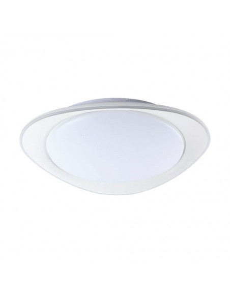 23593-Plafoniera LED  Rotonda con Telecomando controllo Remoto CCT in Colore Bianco Dmm Dimmerabile - Cover Ellittica-1