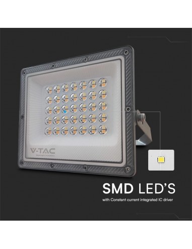 23613-Faro LED SMD  con Driver IC Integrato e LED Sostituibili Colore Grigio Scuro CCT in -6