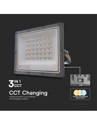 23613-Faro LED SMD  con Driver IC Integrato e LED Sostituibili Colore Grigio Scuro CCT in -7