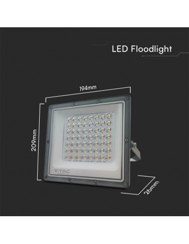 23614-Faro LED SMD  con LED Sostituibili Colore Grigio Scuro CCT in - -3