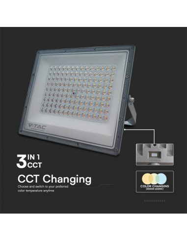 23615-Faro LED SMD  con Driver IC Integrato e LED Sostituibili Colore Grigio Scuro CCT in -7