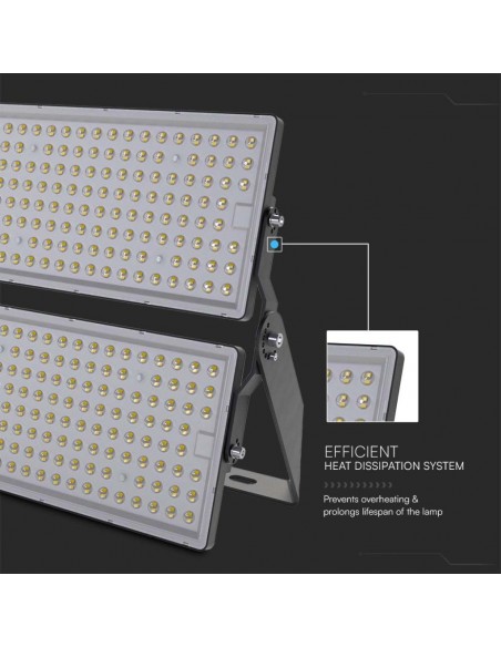 23616-Faro LED Chip Samsung  LM/W Colore Nero  Cavo m  -7