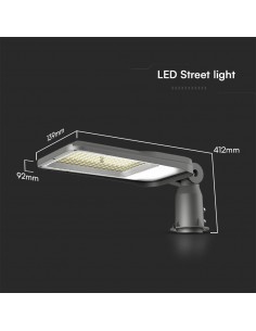 23619-Armatura Stradale LED Chip Samsung  LM/W Colore Grigio  -1 2