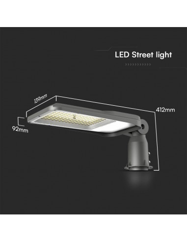 23619-Armatura Stradale LED Chip Samsung  LM/W Colore Grigio  -2