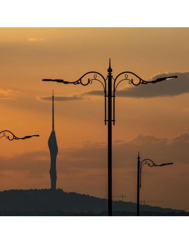 23619-Armatura Stradale LED Chip Samsung  LM/W Colore Grigio  -3