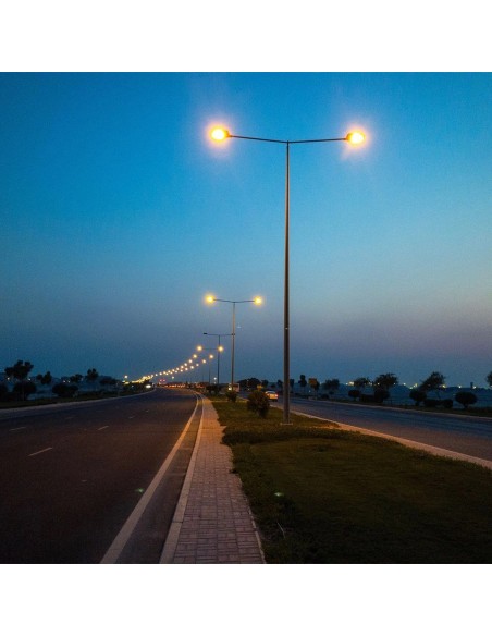 23619-Armatura Stradale LED Chip Samsung  LM/W Colore Grigio  -4