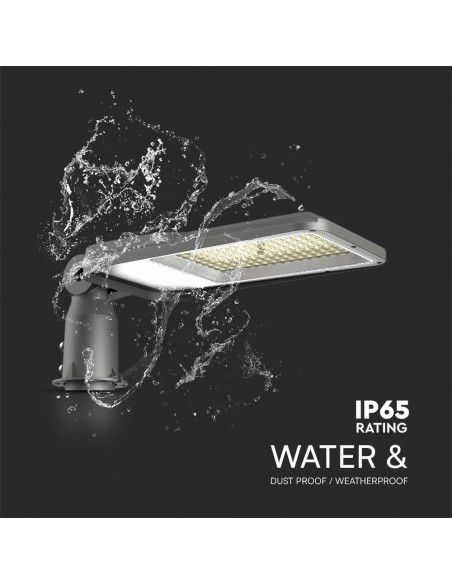 Armatura Stradale LED Chip Samsung 50W 100LM/W Grigio 6500K IP65