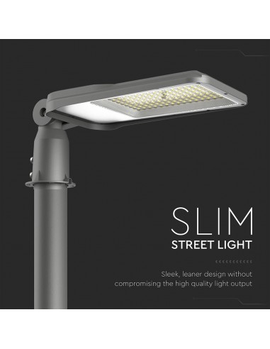 23620-Armatura Stradale LED Chip Samsung  LM/W con Angolo di Inclinazione  Regolabile Colore Grigio  -7