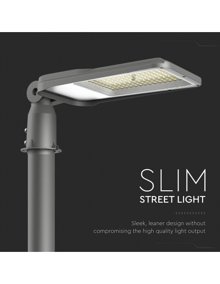 23620-Armatura Stradale LED Chip Samsung  LM/W con Angolo di Inclinazione  Regolabile Colore Grigio  -7