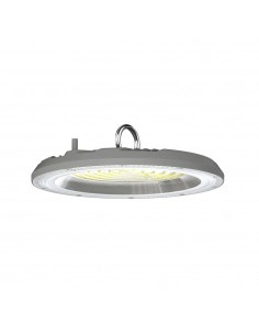 23622-Campana Industriale LED SMD  UFO Colore Grigio  con Interruttore Levetta CCT in - -1