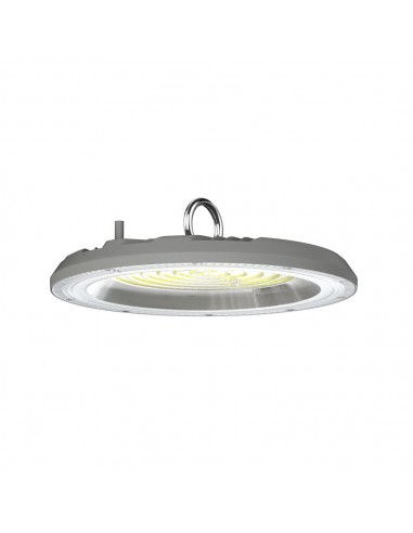 23622-Campana Industriale LED SMD  UFO Colore Grigio  con Interruttore Levetta CCT in - -1