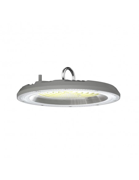 23622-Campana Industriale LED SMD  UFO Colore Grigio  con Interruttore Levetta CCT in - -1