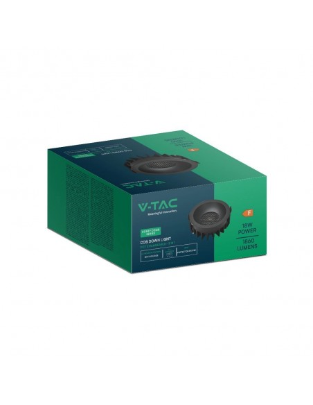 23673-Faretto LED da Incasso  Chip LED COB Bridgelux a Nido d'Ape Colore Nero CRI CCT in --2