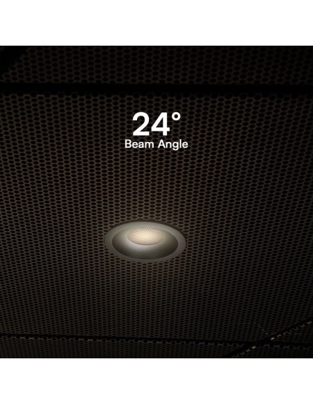 23673-Faretto LED da Incasso  Chip LED COB Bridgelux a Nido d'Ape Colore Nero CRI CCT in --7