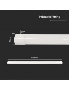 23681-Plafoniera LED Prismatica  LM/W cm CCT in --1 2