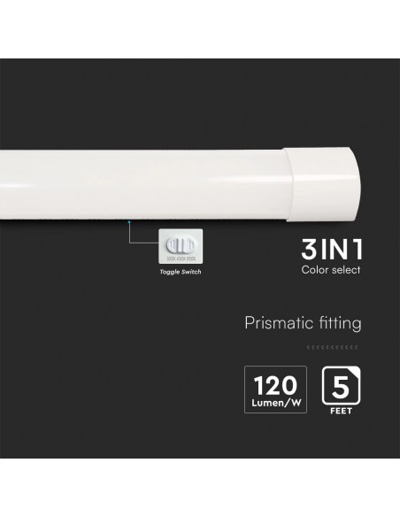 23681-Plafoniera LED Prismatica  LM/W cm CCT in --6