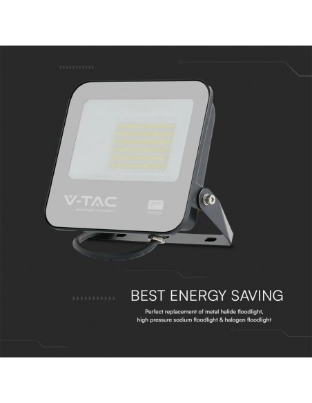 Faro LED SMD Chip Samsung 50W Nero 4000K IP65