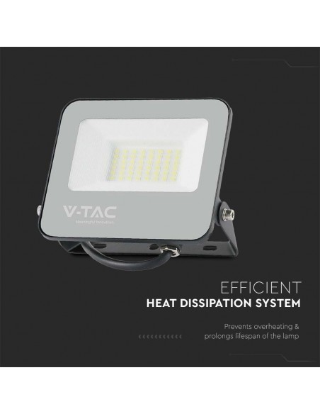 23692-Faro LED SMD  LM/W Colore Nero  -6