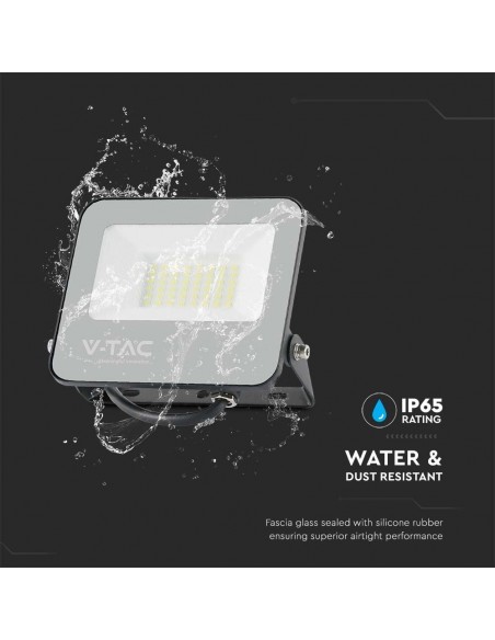 23692-Faro LED SMD  LM/W Colore Nero  -7