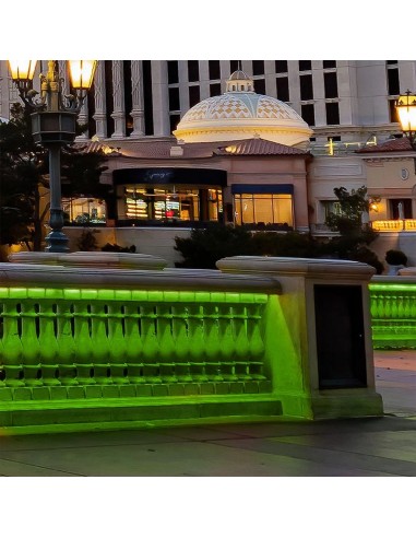 23732-Strip LED V Verde Chiaro SMD /m m  LED/m con Spina  mm-3