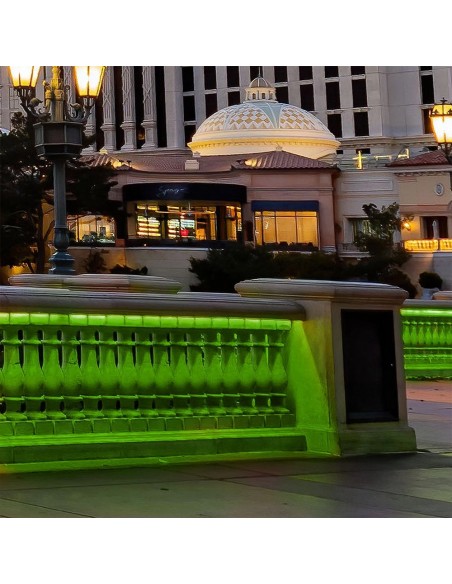 23732-Strip LED V Verde Chiaro SMD /m m  LED/m con Spina  mm-3