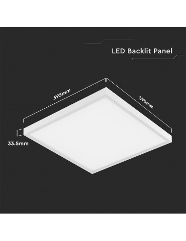 23766-Pannello LED  LM/W Installazione in da Incasso/Plafone-2