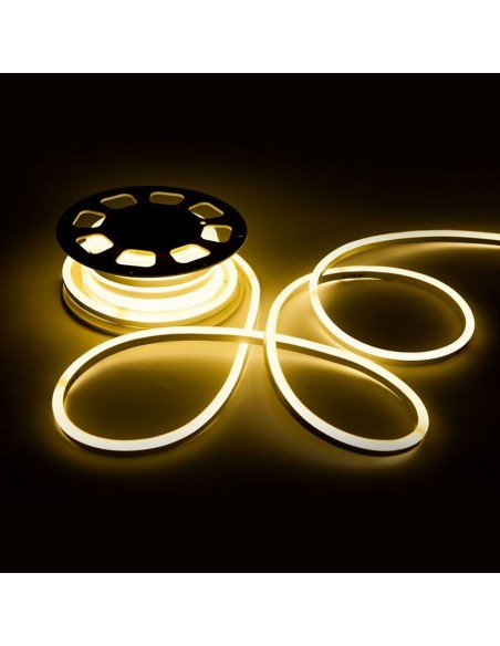Neon Flex 8W/m 120 LED/m Bobina 10m 24V 3000K IP65