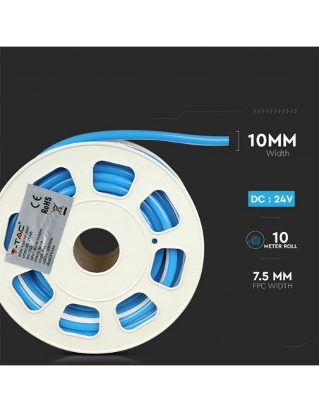 2515-Neon Flex /m  LED/m Bobina m V Blu -3