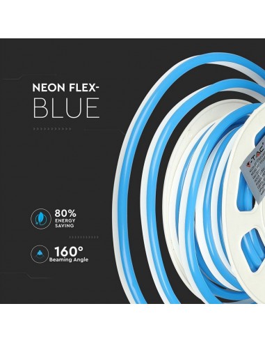 2515-Neon Flex /m  LED/m Bobina m V Blu -5