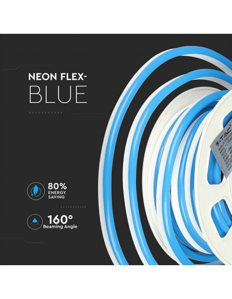 2515-Neon Flex /m  LED/m Bobina m V Blu -5