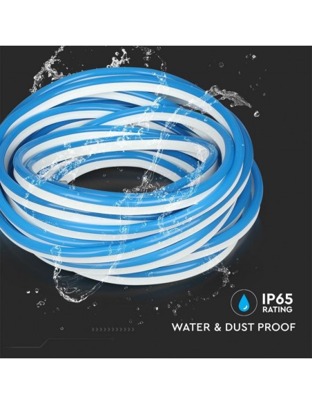 2515-Neon Flex /m  LED/m Bobina m V Blu -7