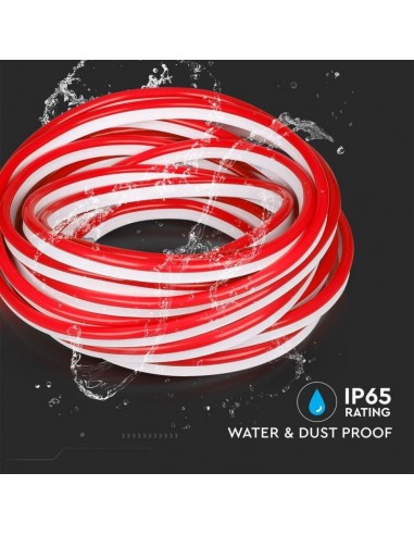 2516-Strip LED Neon Flex /m  LED/m Bobina m V Rosso -5