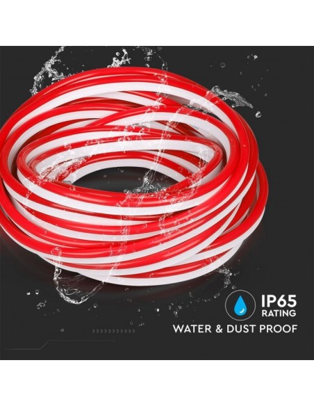 2516-Strip LED Neon Flex /m  LED/m Bobina m V Rosso -5