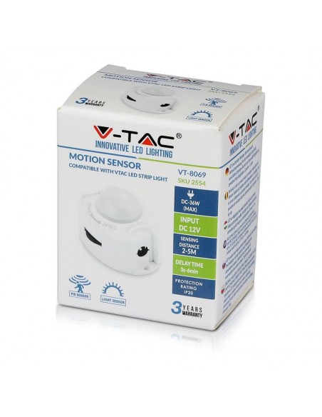 2554-Sensore PIR per Strip LED Max -2