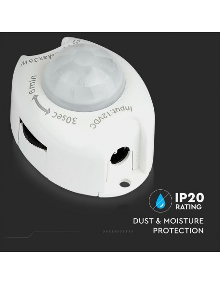 2554-Sensore PIR per Strip LED Max -4