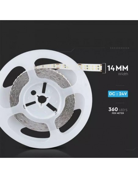2580-Strip LED SMD /m m  LED/m con Connettore Jack  da V CRI  IP mm-3
