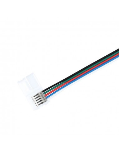 2587-Connettore Flessibile per Strip LED SMD  Multicolore RGBW con  Clip a  Pin-4