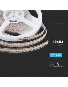 2604-Strip LED SMD /m m  LED/m LM/W V   mm-1 2